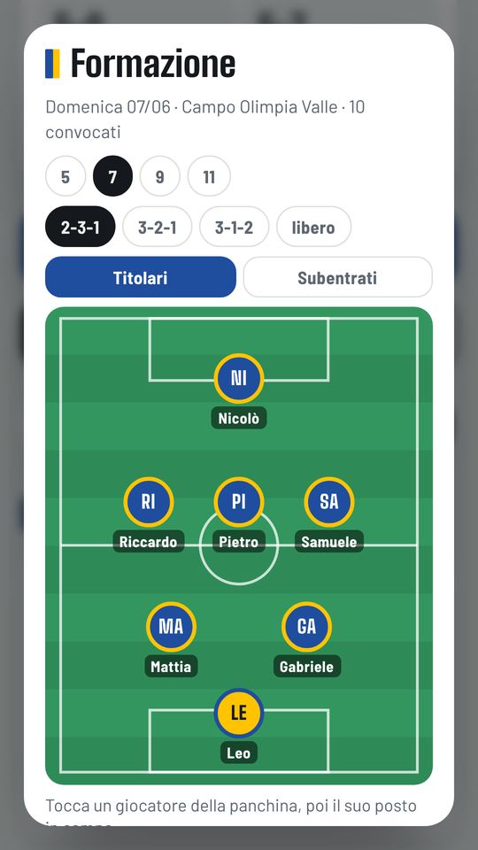 Formazione